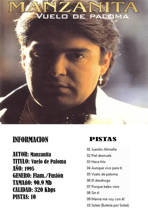 Vuelo de paloma zps03839f64 - Manzanita - Vuelo de Paloma [1995] mp3