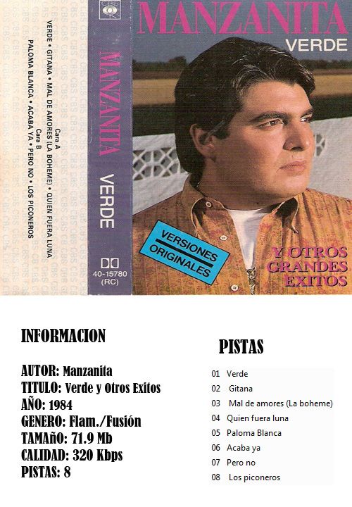 verde y otros exitos zps79f5e4ec - Manzanita - Verde y Otros Exitos [1984] mp3
