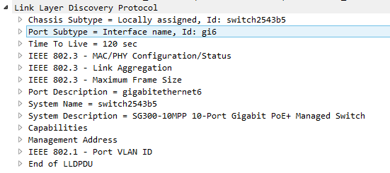 Multicast packet from SG300