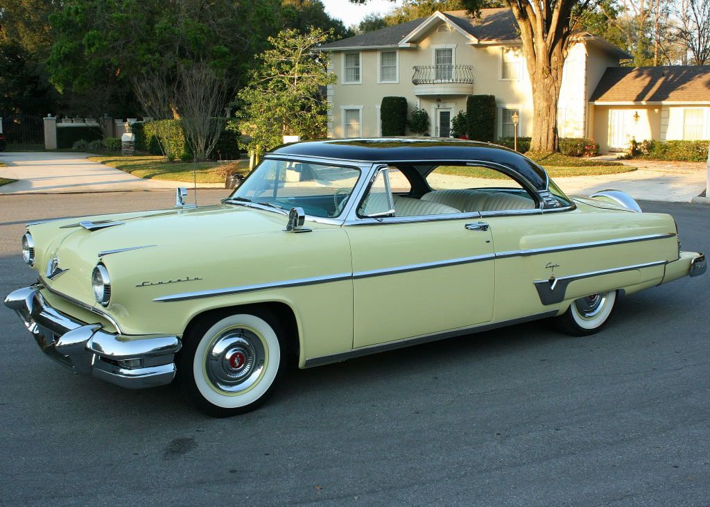 53 Lincoln Capri yellow003_zps5mseghx7.jpg Photo by classicsllc6 ...