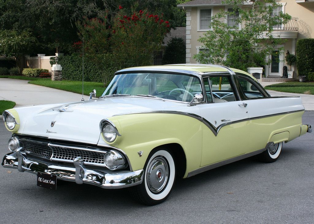 55 Ford Crown Vic yellow002_zpseubbpod1.jpg Photo by classicsllc6 ...