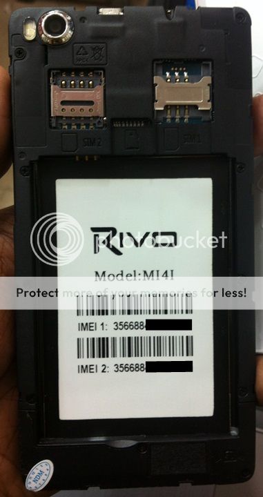 Rivo Mi4i MT6572 Nand 5.1 Clone Smartphone Flash File