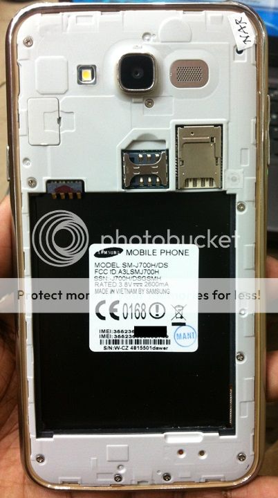 Samsung J7 SM-J700H MT6572 SM-G530F 4.4.4 Clone Smartphone Flash File